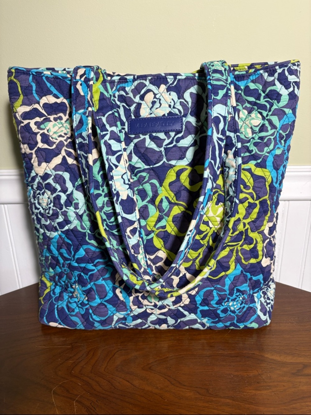 Vera Bradley Katalina Blues Shoulder Tote Bag Preowned